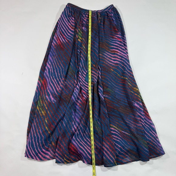 Free People True to You Navy Blue Print Maxi Skirt - Picture 6 of 7